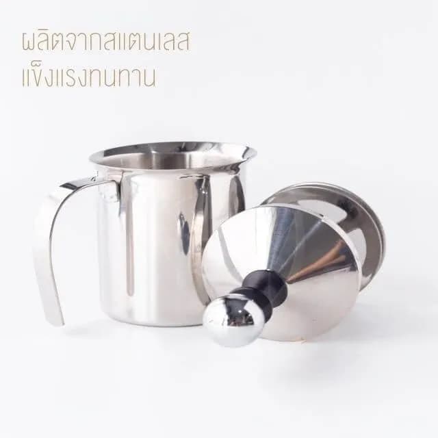 Manual Milk Frother, Stainless