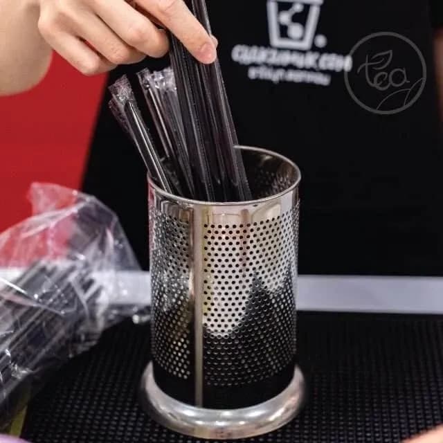 Stainless Straw Holder 17 cm
