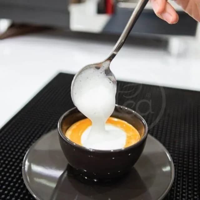 Milk Foam Spoon, Stainless