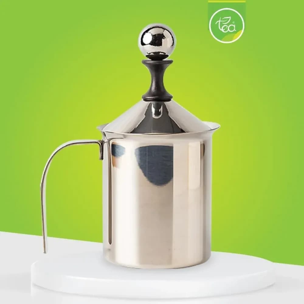 Manual Milk Frother, Stainless