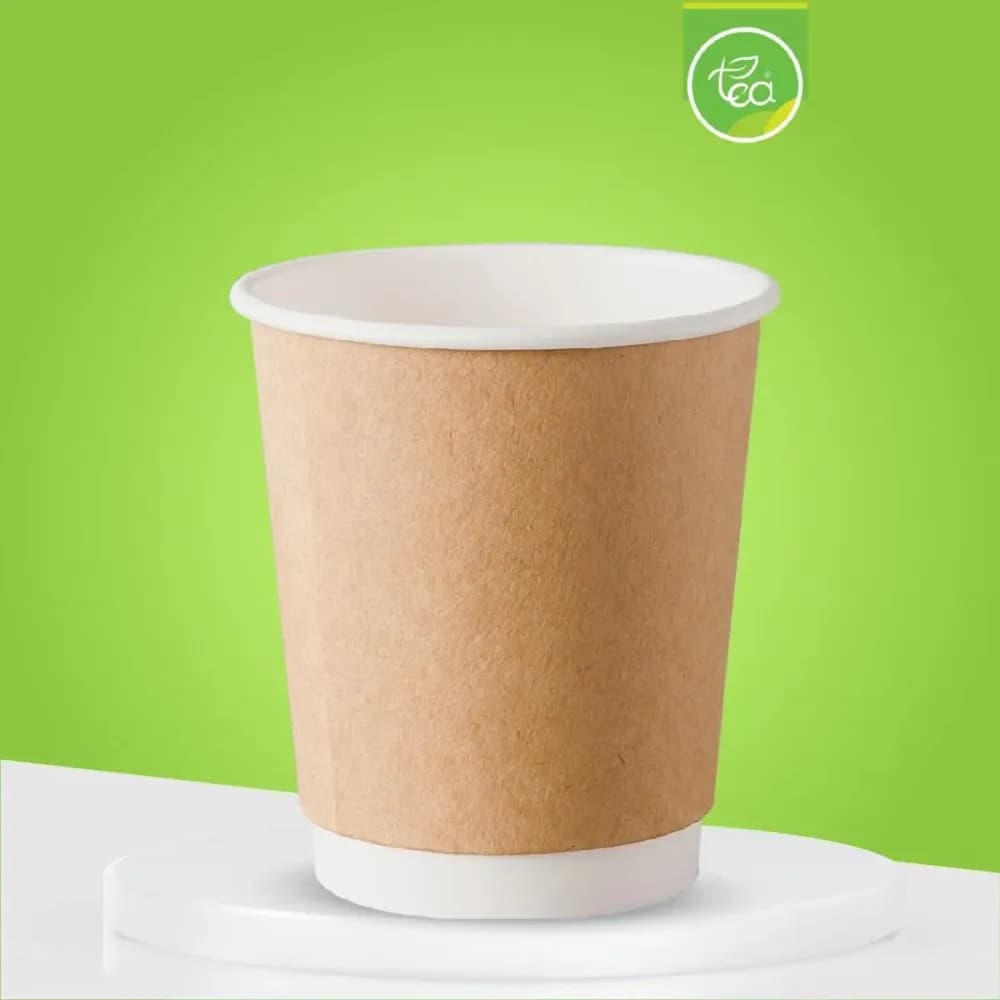 Paper Hot Cup, Double Wall 8 oz (kraft)