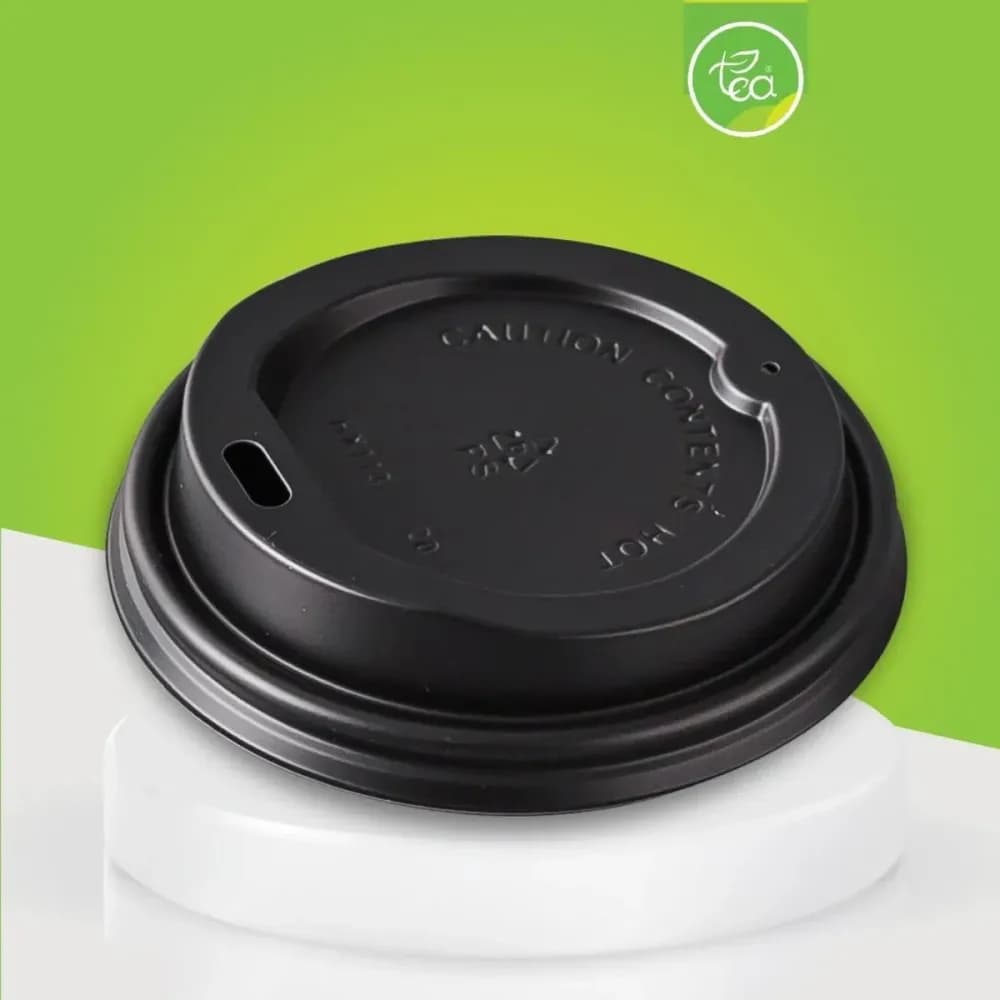 Sip Lid for 8 oz Paper Cup (black)