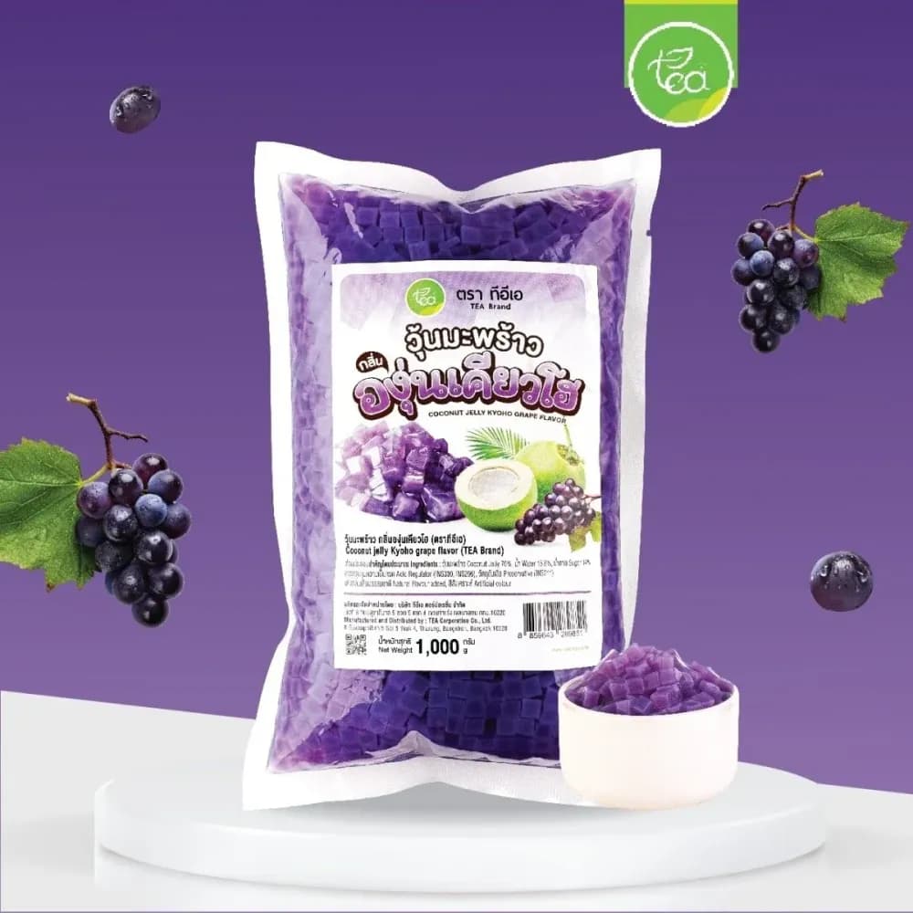 Coconut Jelly in Syrup, Kyoho Grape 1,000 g