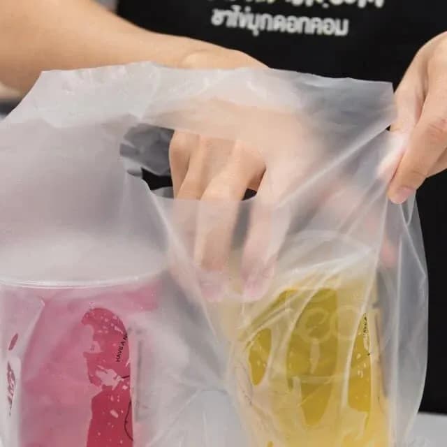 Carrier Bag, Two Cups (unprinted)
