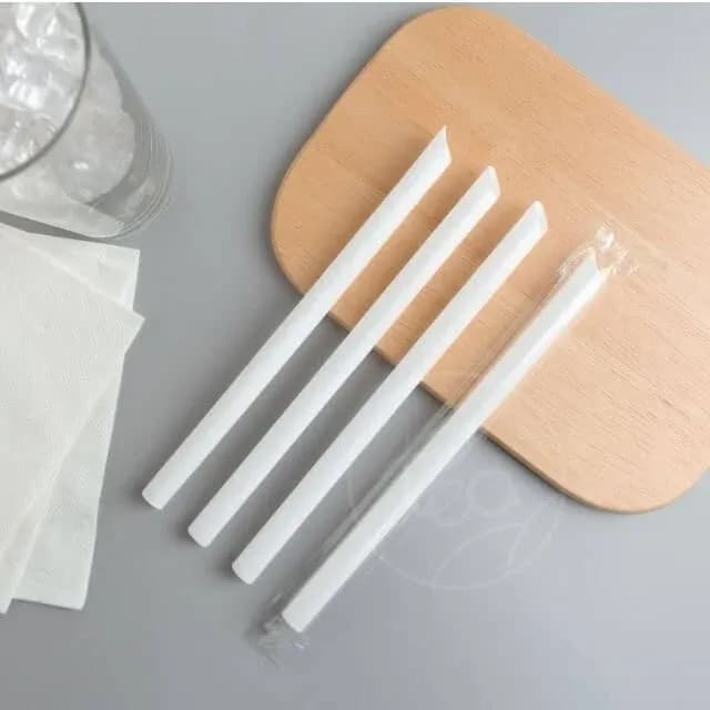 Straw 12 mm (white)