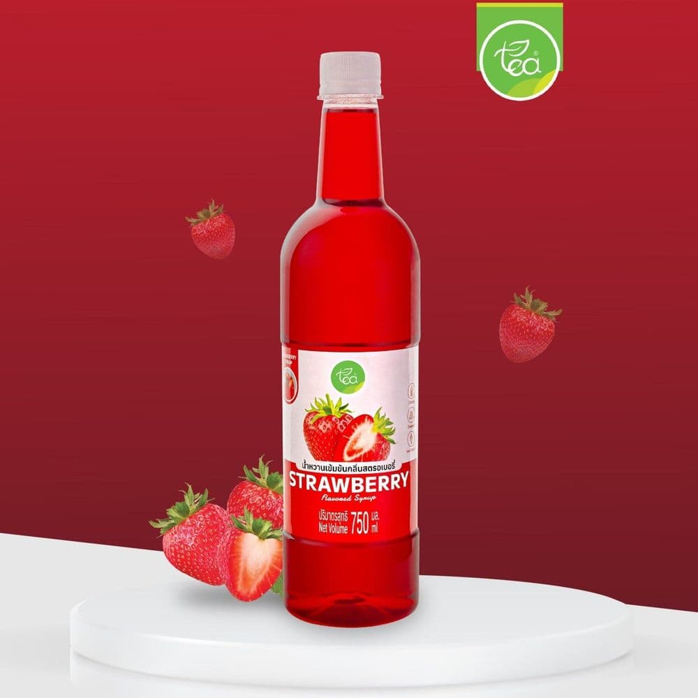 Strawberry Flavored Syrup 750 ml.