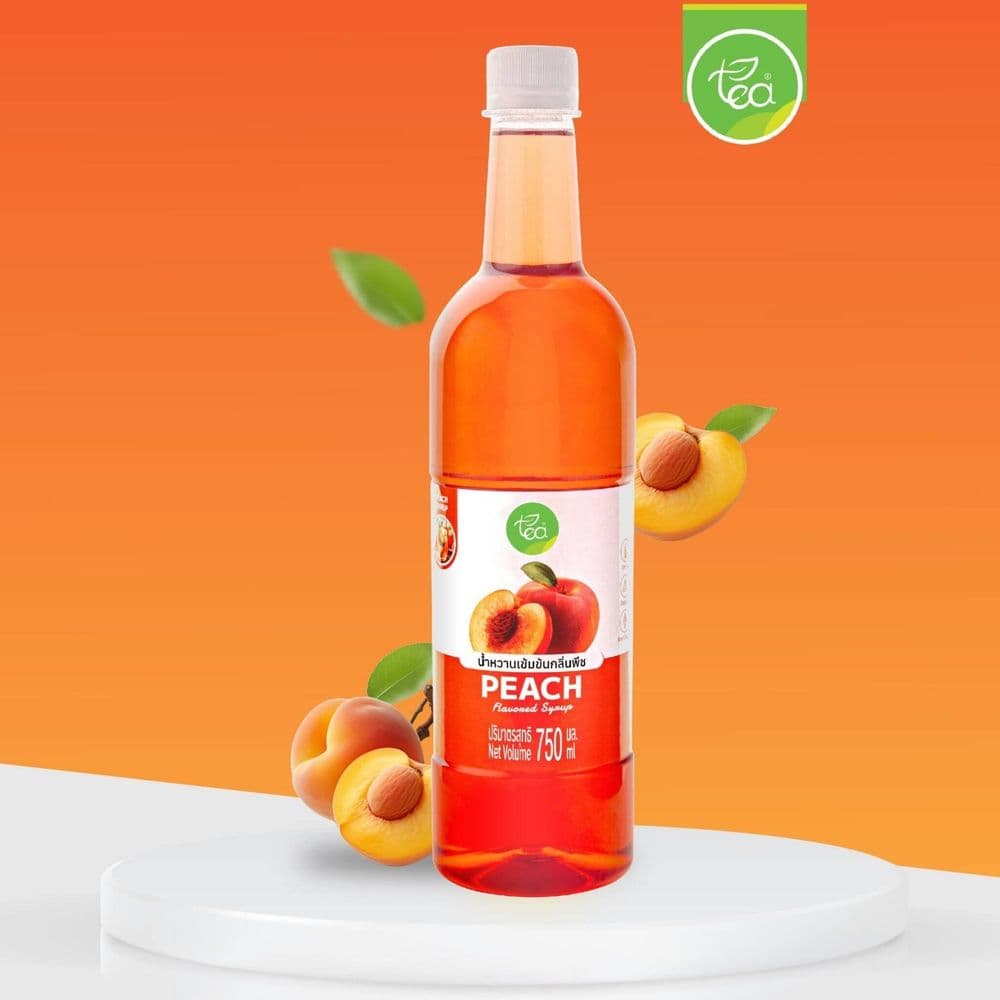 Peach Flavored Syrup 750 ml.